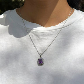 Maria Jose Multi Stone & Zircon Silver 925 Pendant