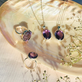 Mysa Amethyst Silver 925 Pendant