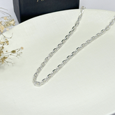 Zachary Silver 925 Link Chain Necklace
