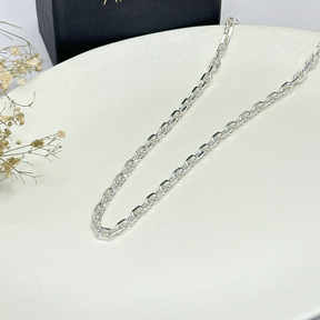 Zachary Silver 925 Link Chain Necklace