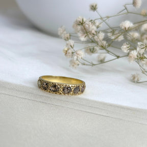 Auriel Diamond Gold Plated Silver 925 Ring