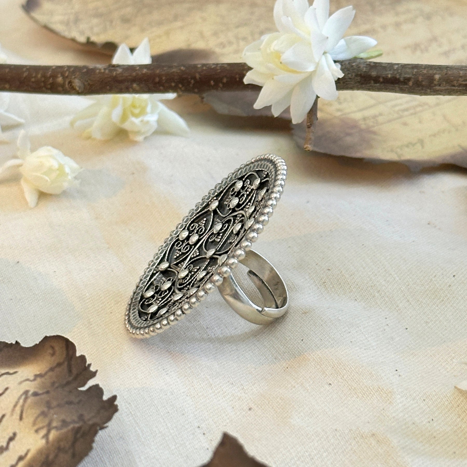 Filigree Silver 925 Ring