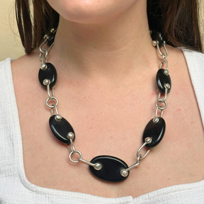 Kuro Black Onyz Silver 925 Necklace