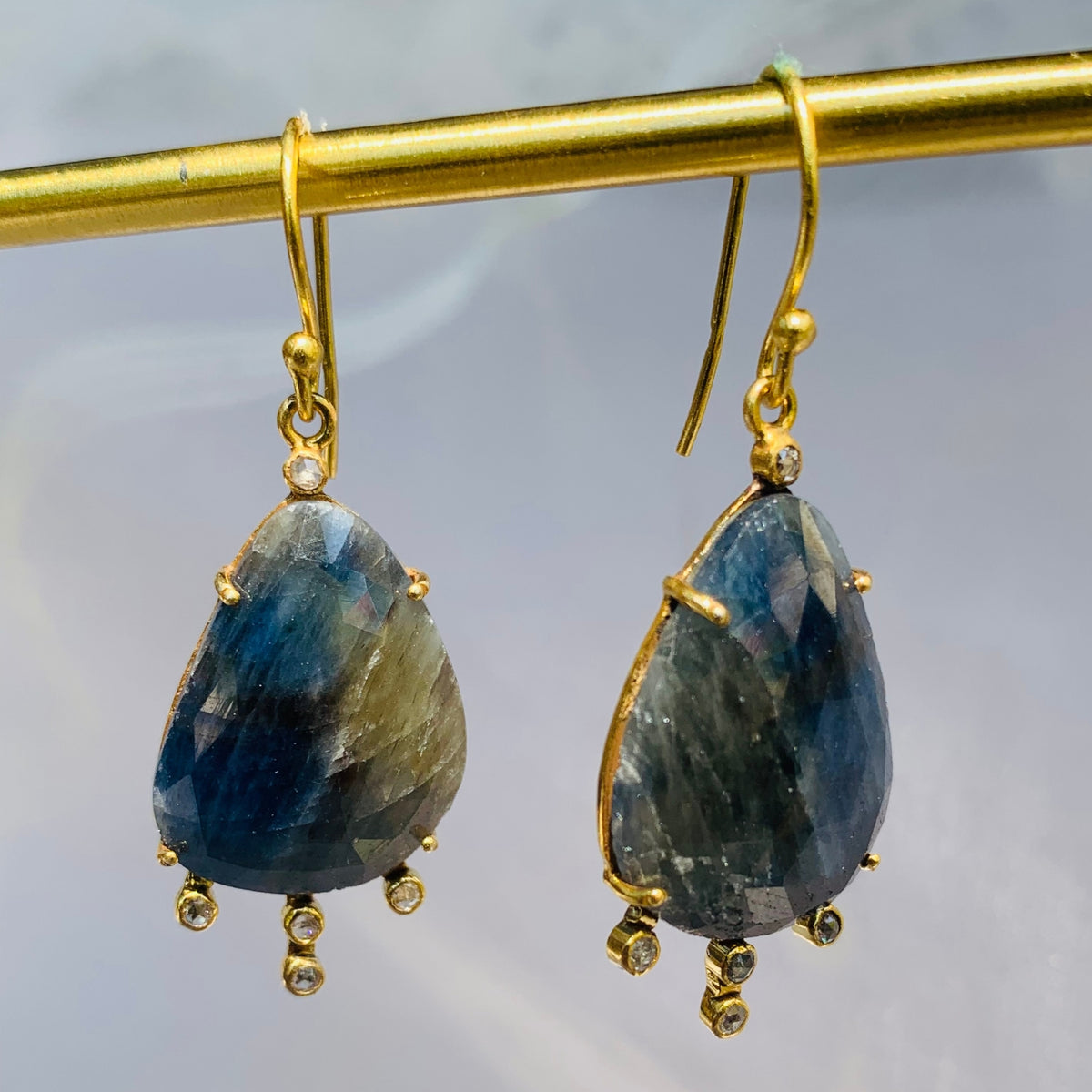 Kajla Labradorite Drop Earrings