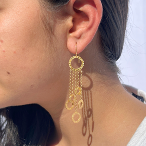 Ziya 18k Gold Plated Silver 924 Earrings