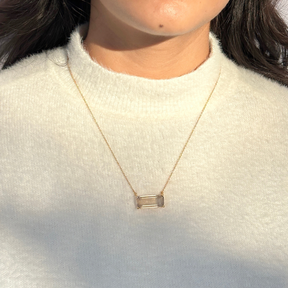 Tiva Smokey Quartz Silver 925 Pendant necklace