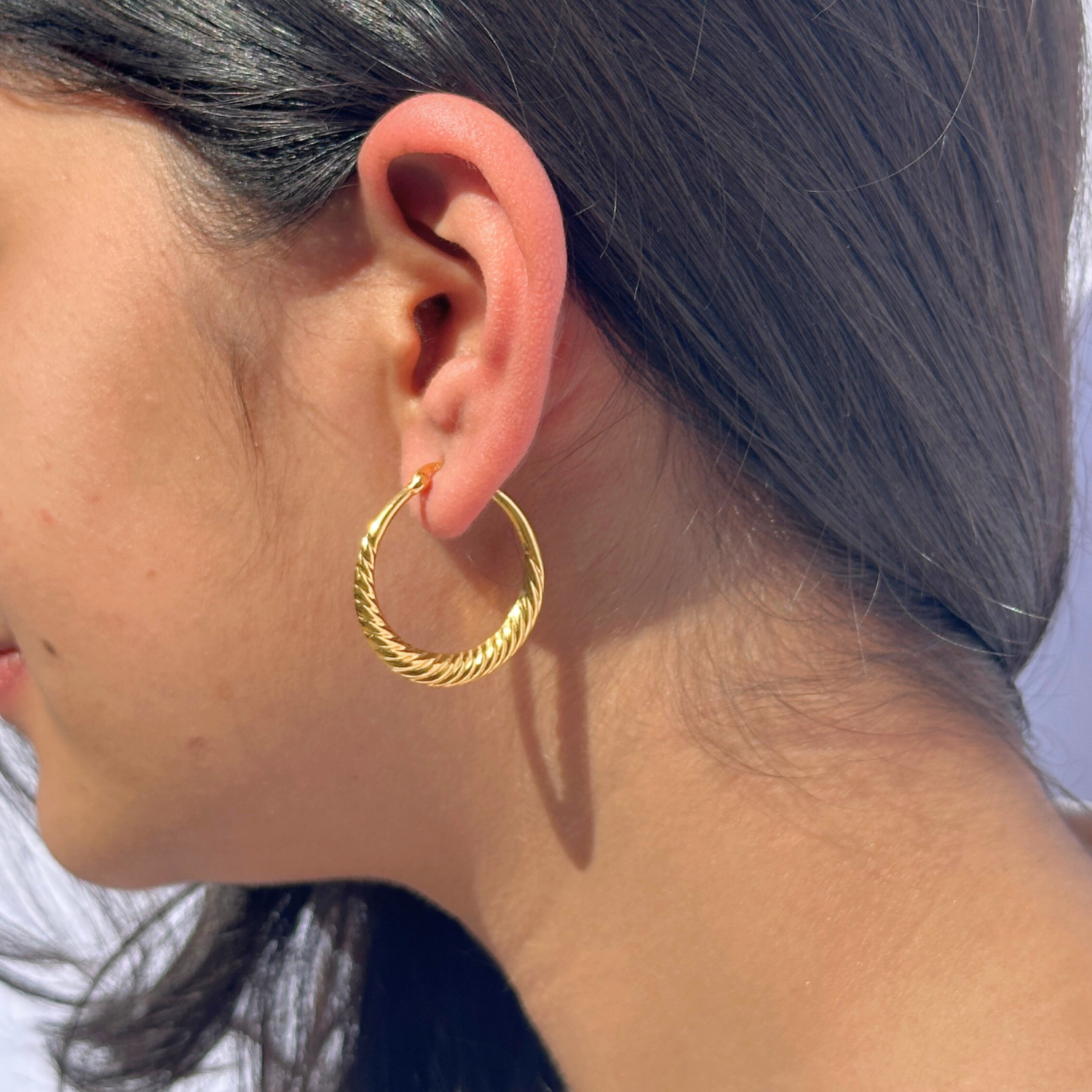 Aila 18k Gold Plated Silver 925 Earrings