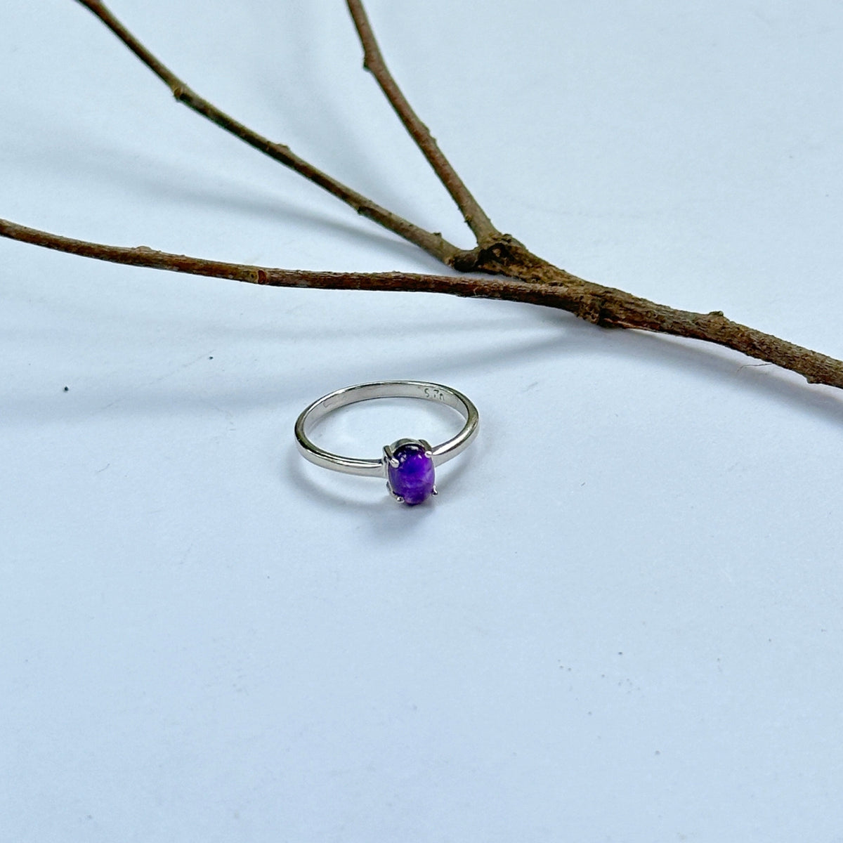 Adelaide Gemstone Silver 925 Ring