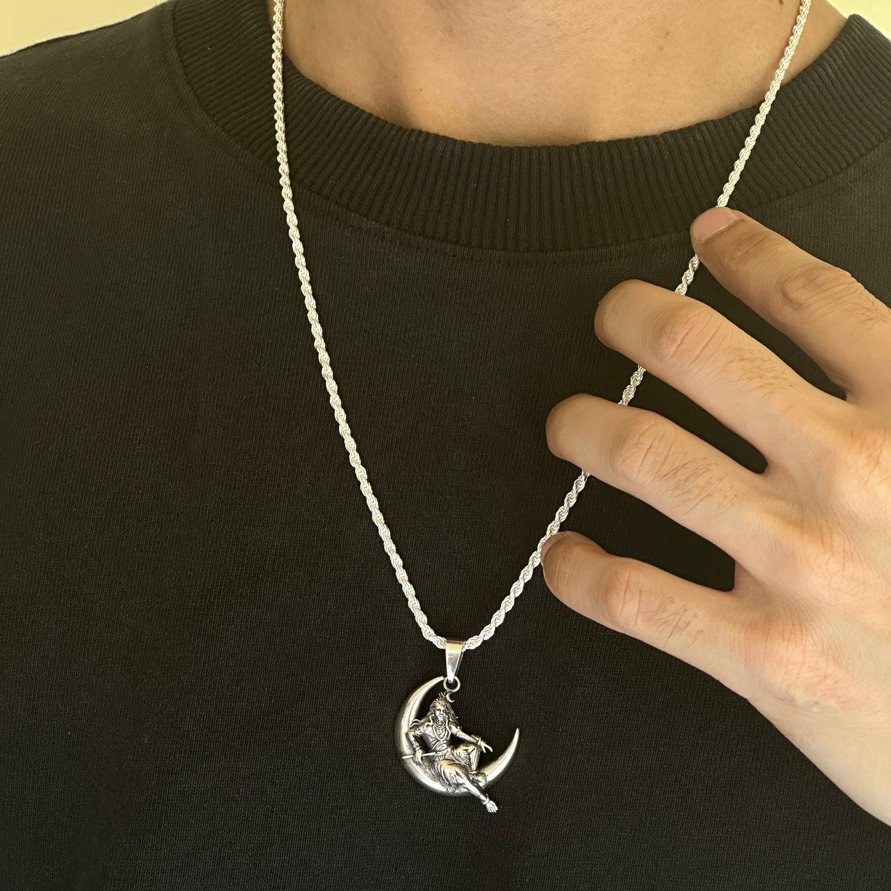 Shiv Silver 925 Men's Pendant