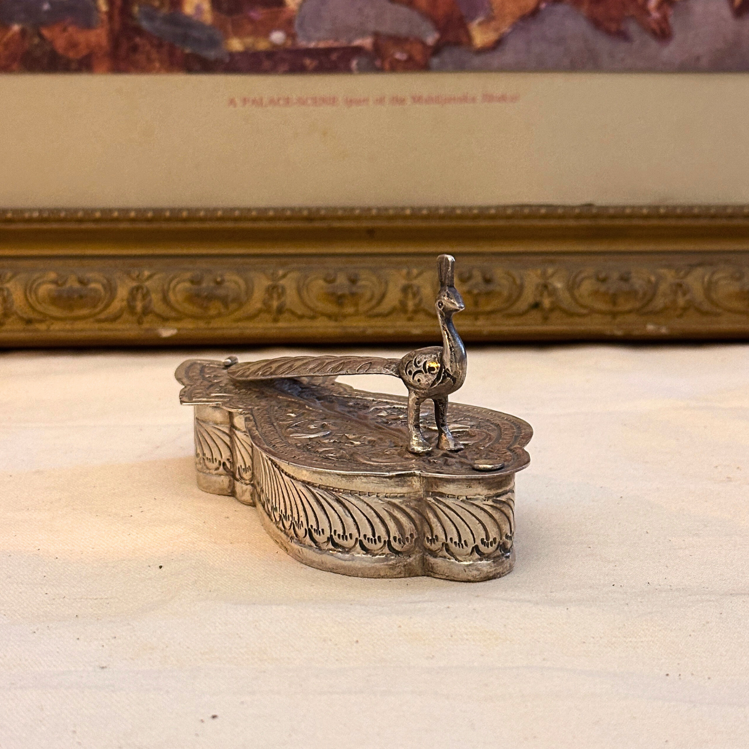 Warini Silver 925 Engraved Chopda box