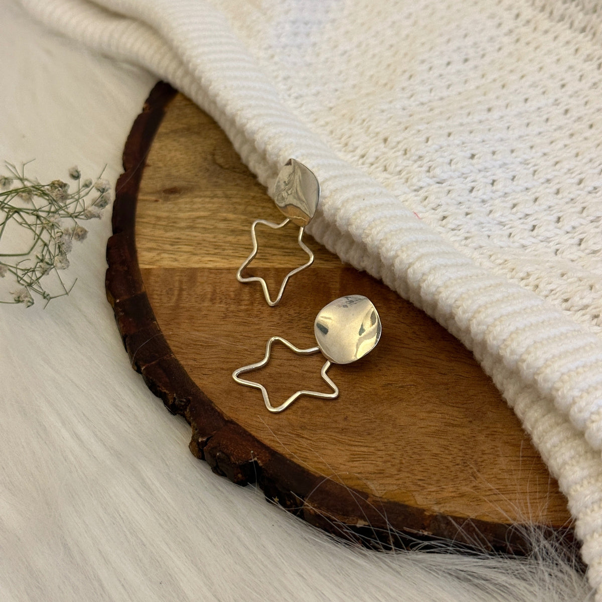 Star Drop Earrings