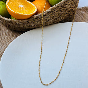 Zuma 18k Gold Plated Silver 925 Chain Necklace
