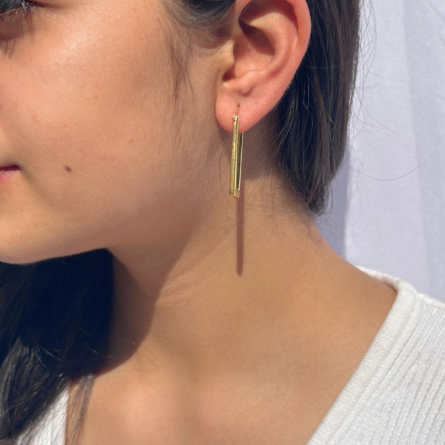 Kiri 18k Gold Plated Silver 925 Hoop Earrings
