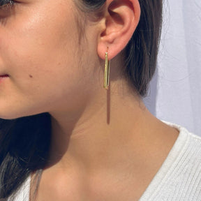 Kiri 18k Gold Plated Silver 925 Hoop Earrings