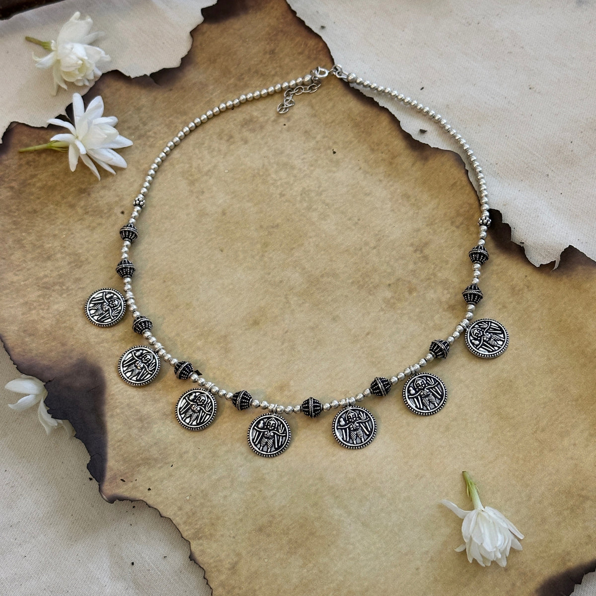 Chanakya Traditional Silver 925 Necklace