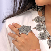 Ghungru Round Silver 925 Ring