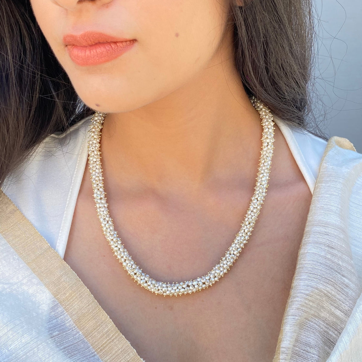 Sovannah Pearl Necklace