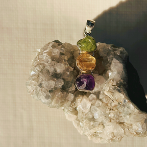 Orelia Multi stone Silver 925 Pendant