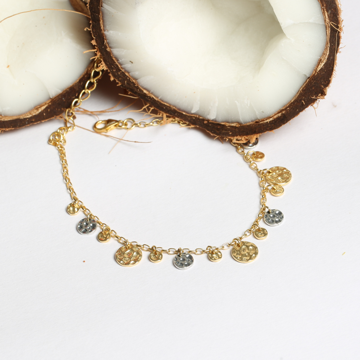 Henry Oxidised & 18K Gold Plated Silver 925 Bracelet