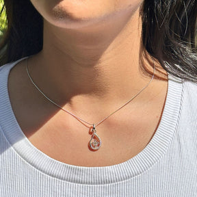 Isolde Silver 925 Diamond Pendant