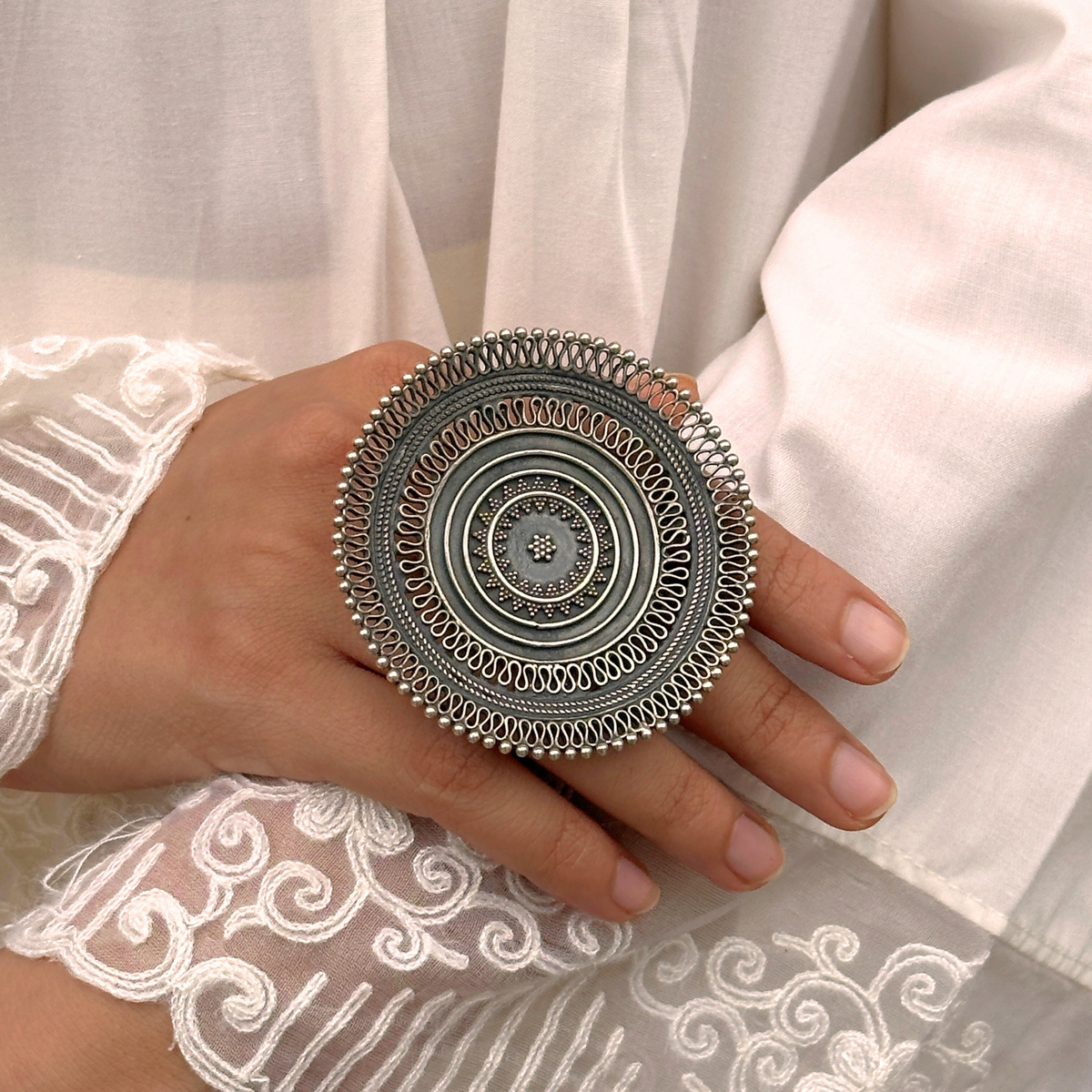 Chakra Silver 925 Ring