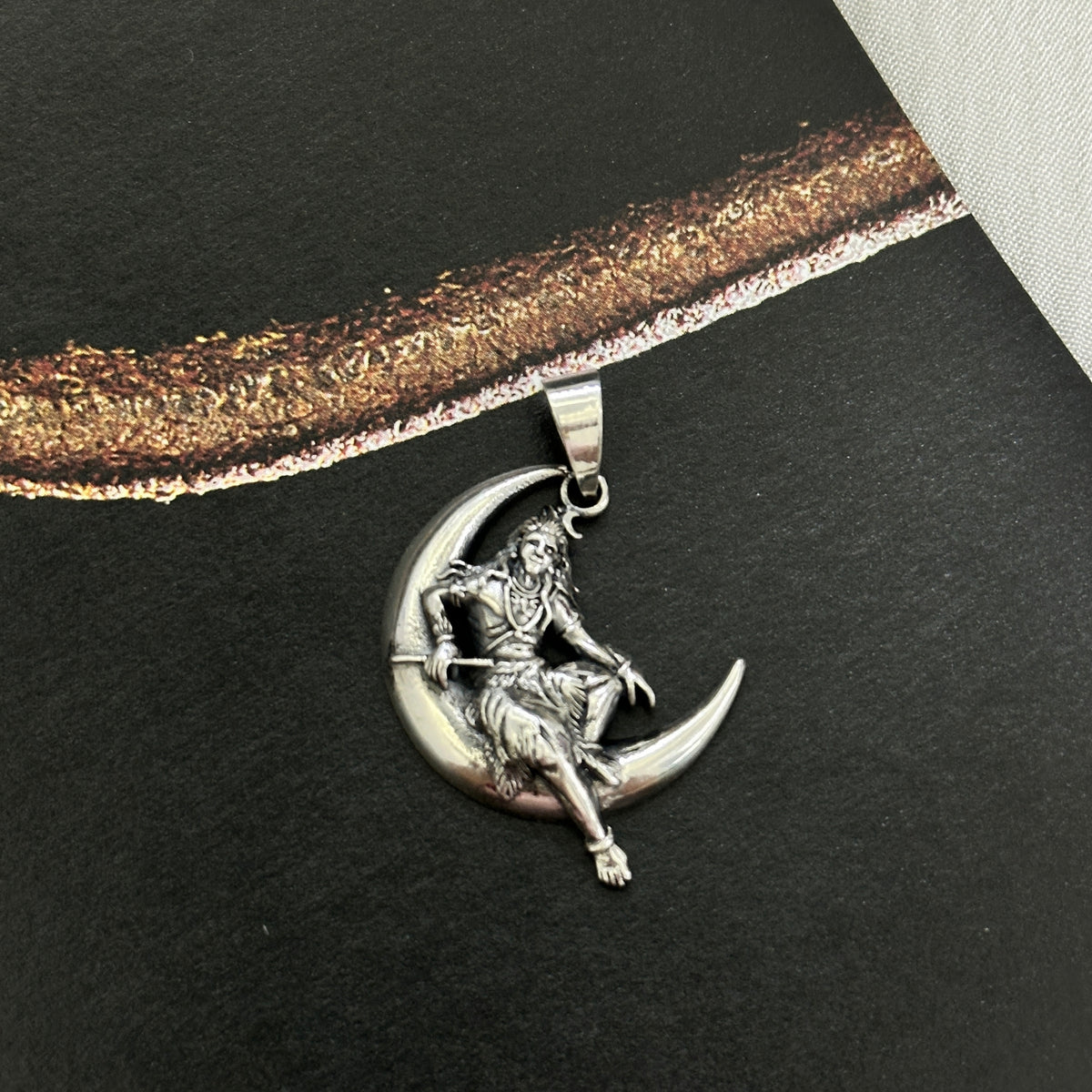 Shiv Silver 925 Men's Pendant