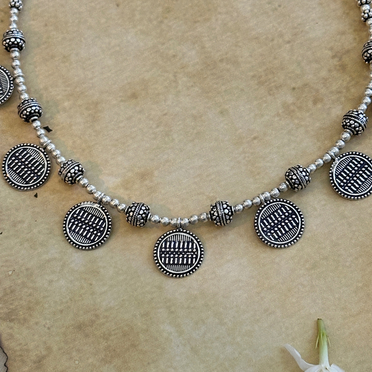 Shavanya Traditional Silver 925 Necklace