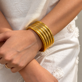 Aurelia Gold Plated Silver 925 Bangle