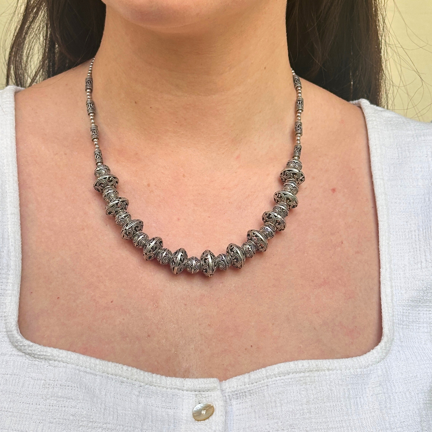 Noura Silver 925 Necklace