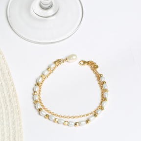 Peryl Pearl 18K Gold Plated Silver 925 Bracelet