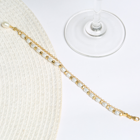 Peryl Pearl 18K Gold Plated Silver 925 Bracelet