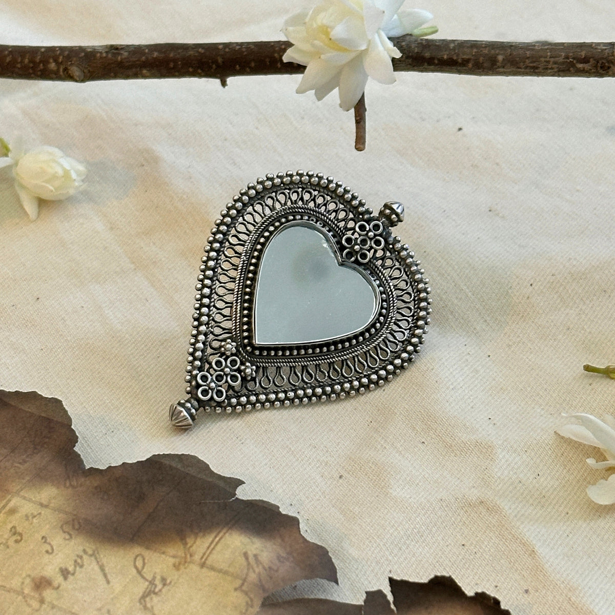 Betel Mirror Silver 925 Ring
