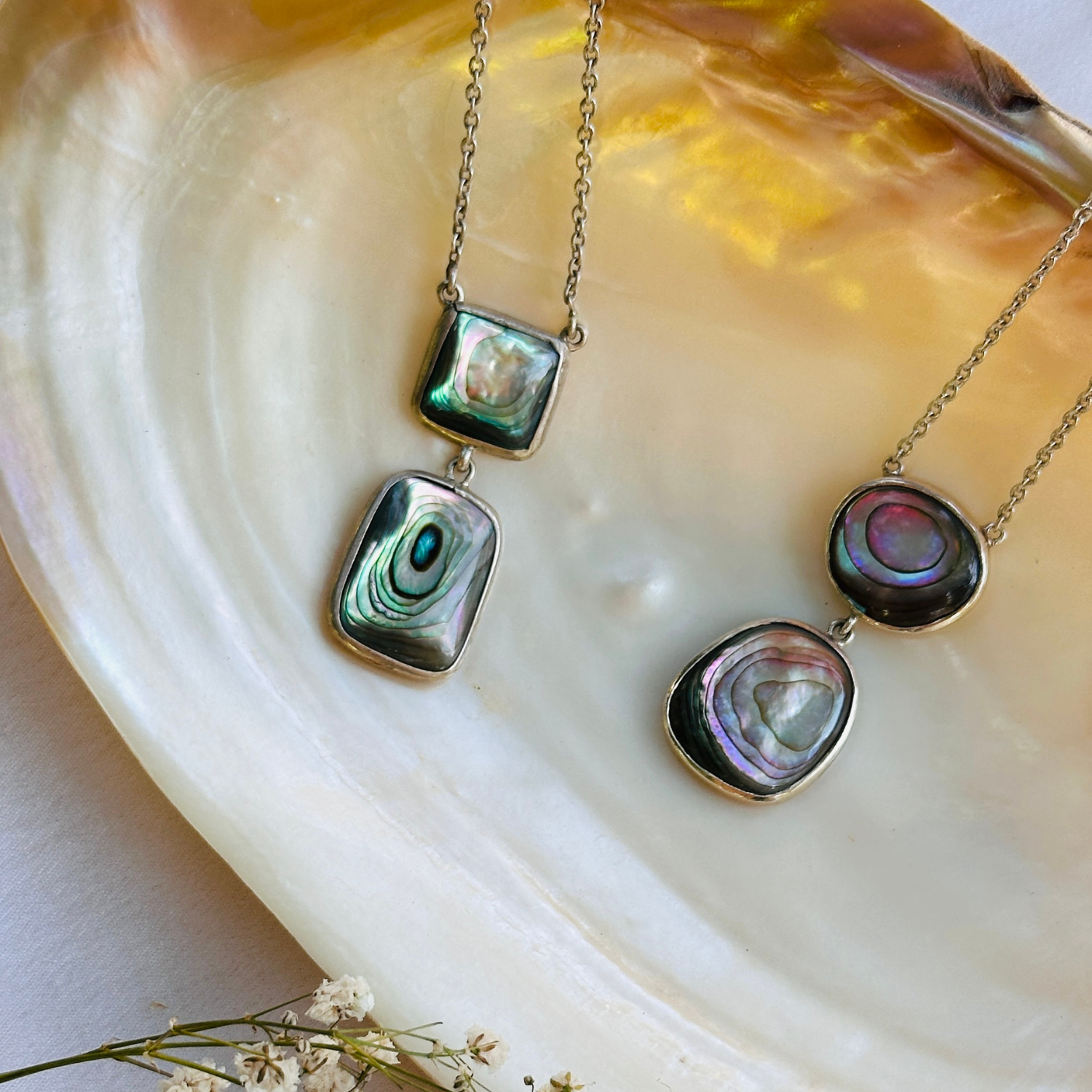 Sia Abalone Silver 925 Pendant Necklace