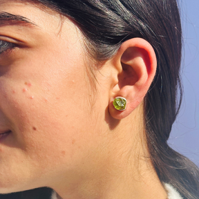 Eun Peridot Silver 925 Earrings