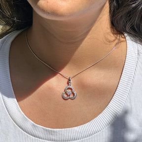 Rosalie Silver 925 Diamond Pendant