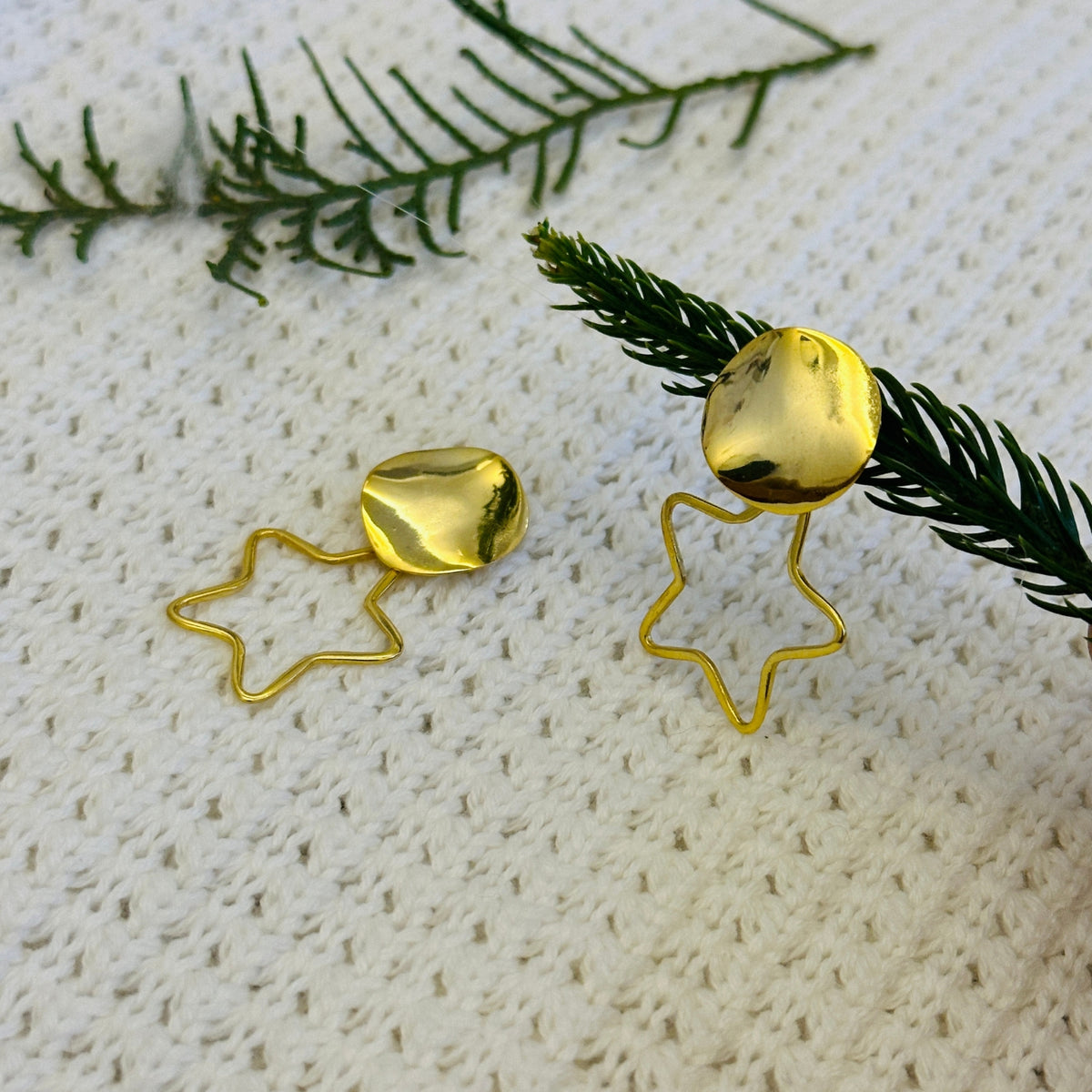 Star Drop Earrings
