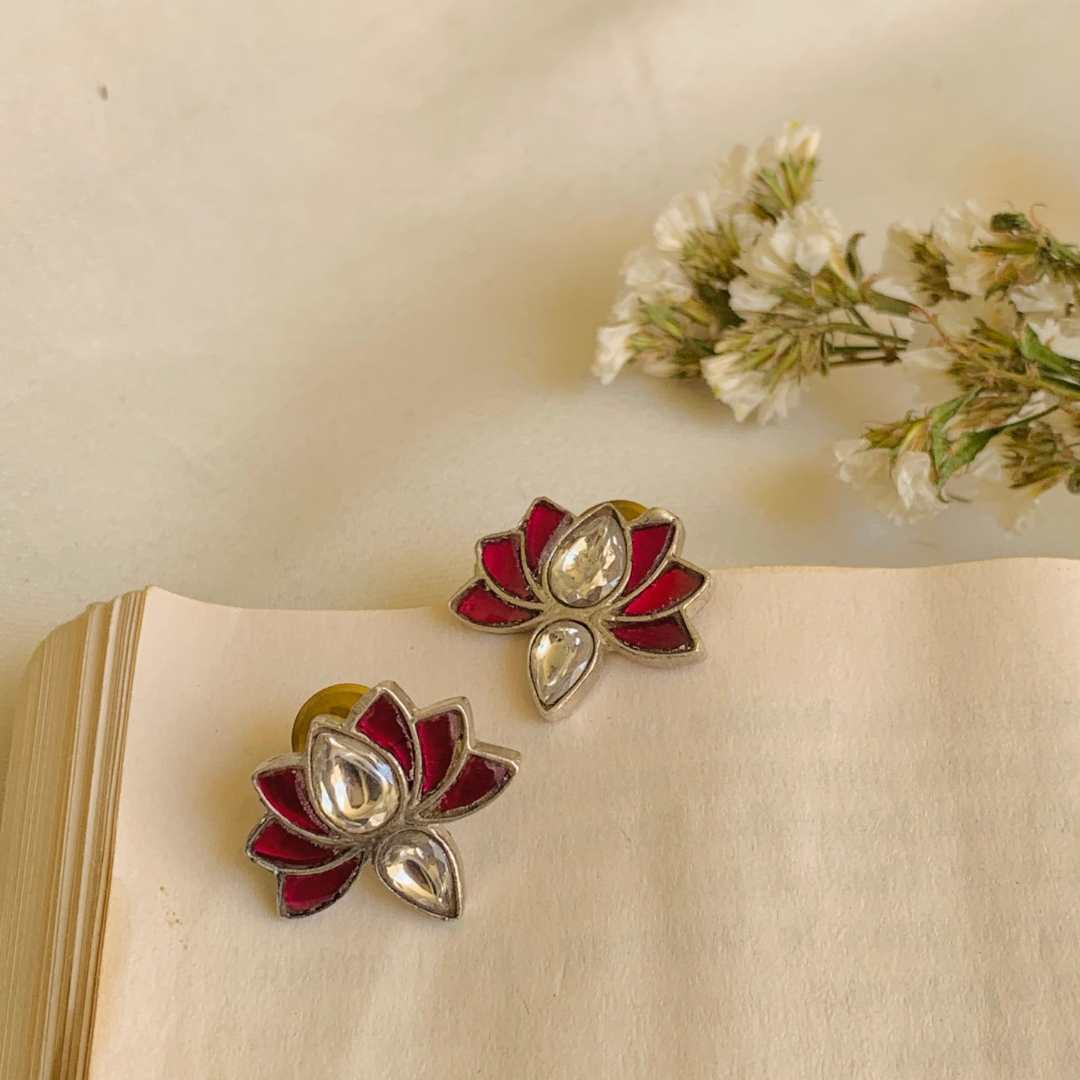Indira Flower Studs