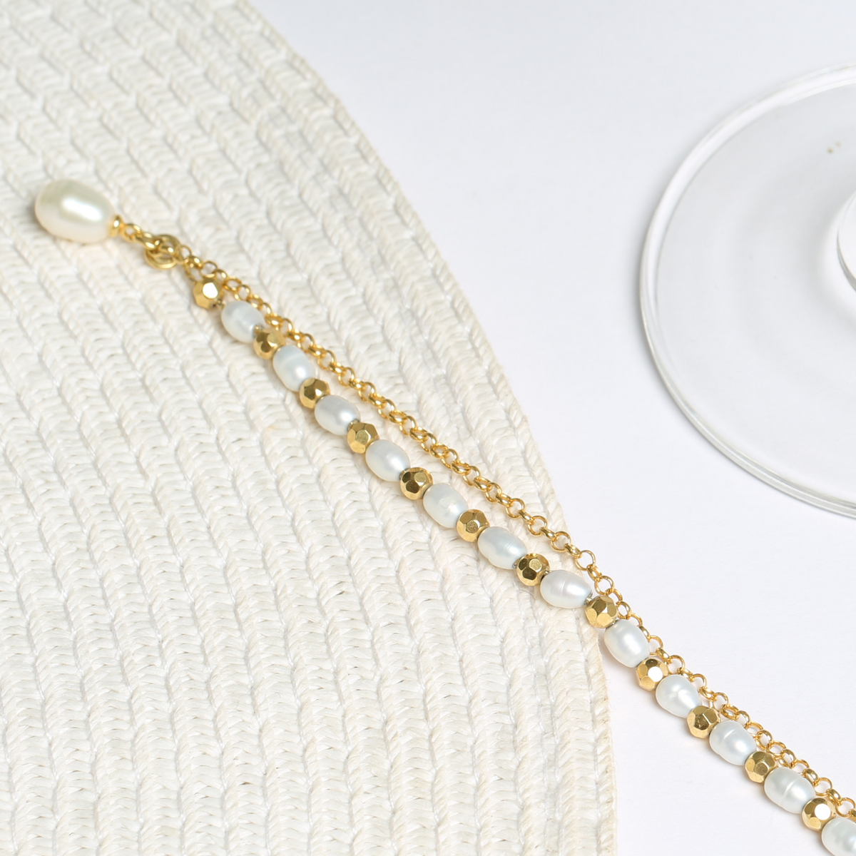 Peryl Pearl 18K Gold Plated Silver 925 Bracelet