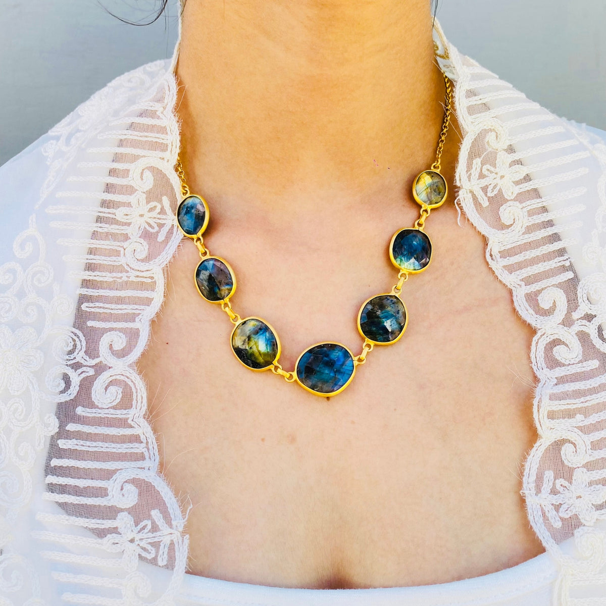 Yaqoot Labradorite Necklace