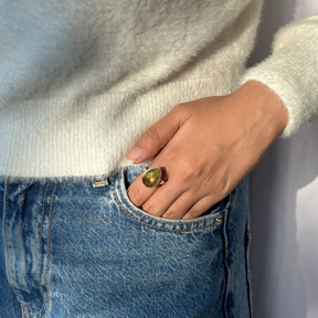 Yao Lemon Quartz silver 925 Pendant