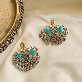 Disha Silver Earrings