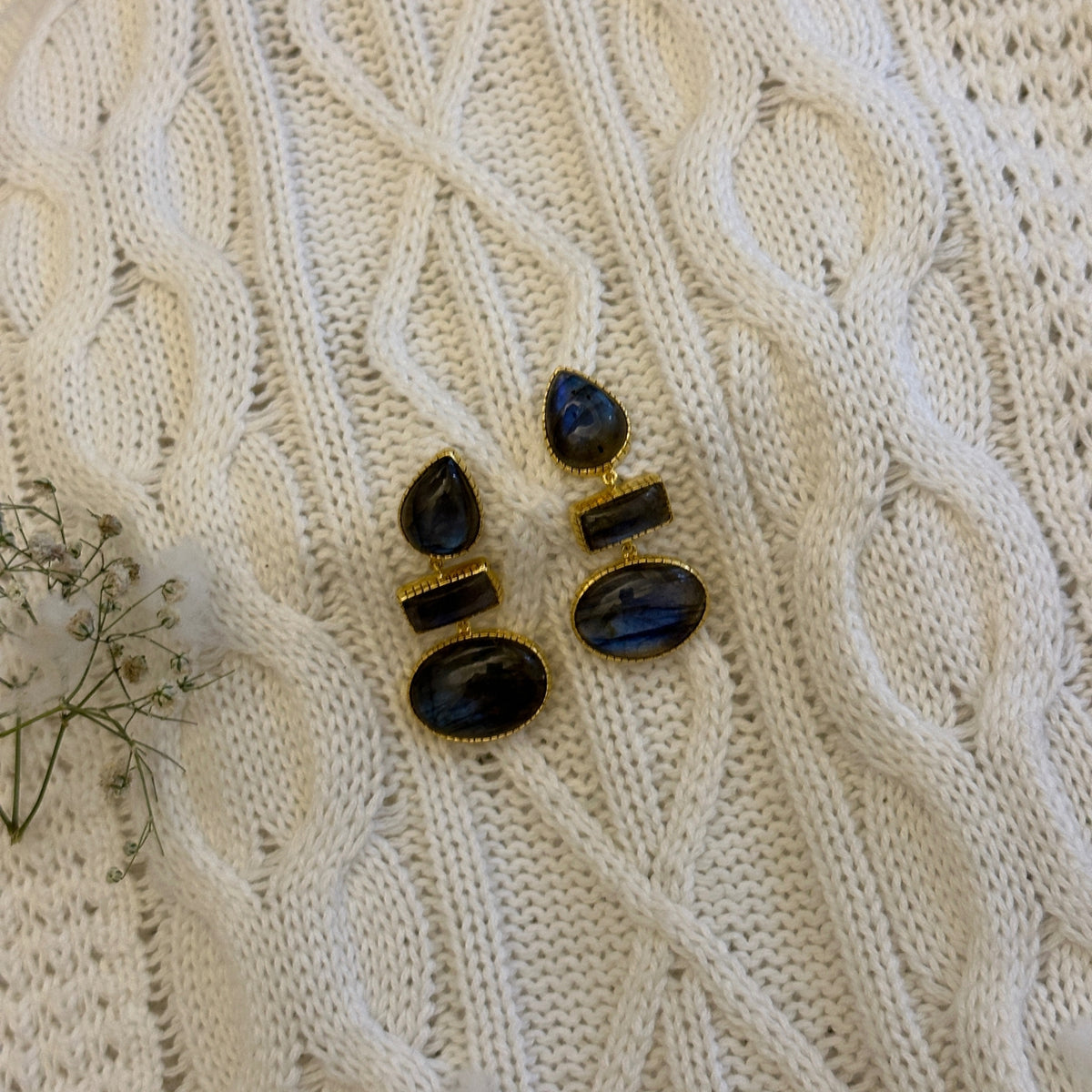 Labradorite Drop Earrings