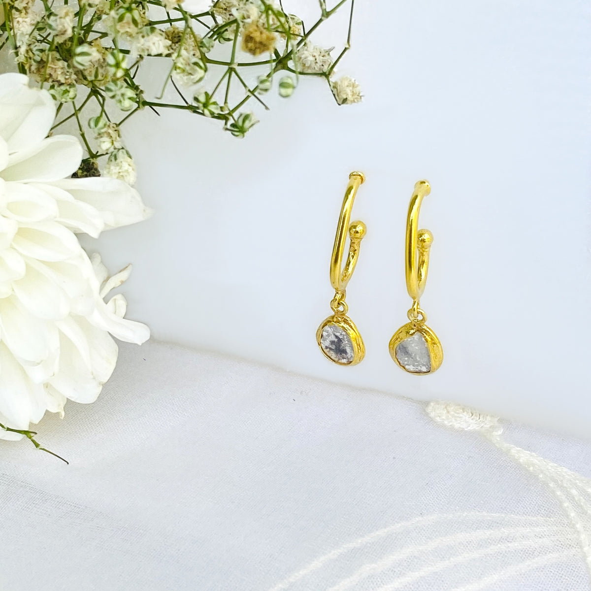 Gini Diamond Earrings