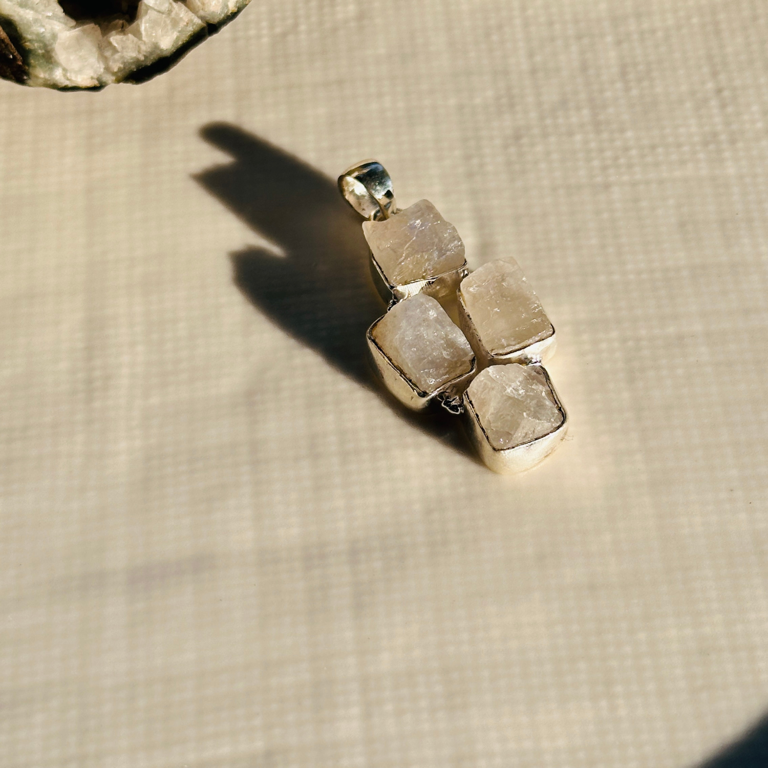 Lumi Rainbow Moonstone Silver 925 Earrings