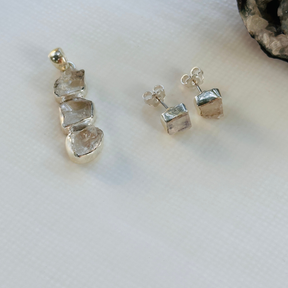 Lumi Rainbow Moonstone Silver 925 Earrings