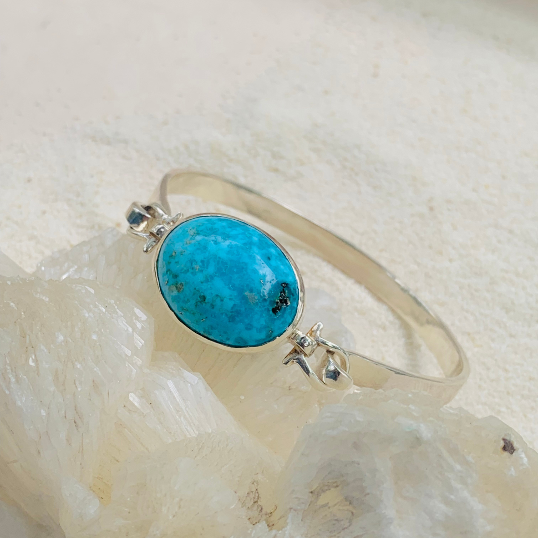 Cave Turquoise Silver Bracelet