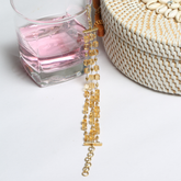 Shream Citrine 18K Gold Plated Silver 925 Bracelet