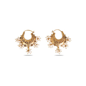 Mridu 18K Gold Plated Silver 925 Pearl Earrings