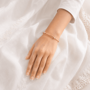 Sitara 18K Gold Plated Silver 925 Polki Bangle