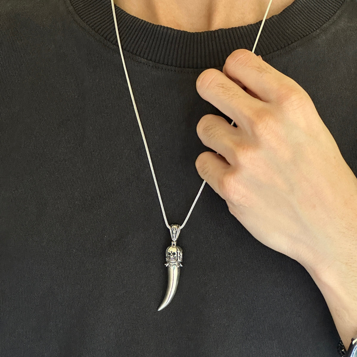 Canine Silver 925 Men's Pendant